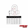 Extreme Max Extreme Max 3006.8339.4 BoatTector Stainless Steel Bolt-Type Chain Shackle - 1/4", 4-Pack 3006.8339.4